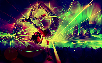Neon, Party HD wallpaper