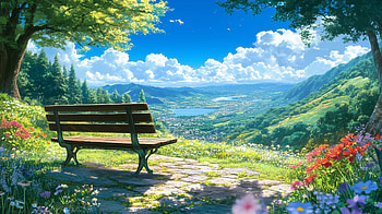 Anime summer scenery, Anime, summer, scenery, AI Art, Anime Summer HD wallpaper