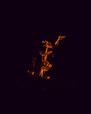 Fire, Bonfire, Dark, Flame, To Burn, Burn HD phone wallpaper