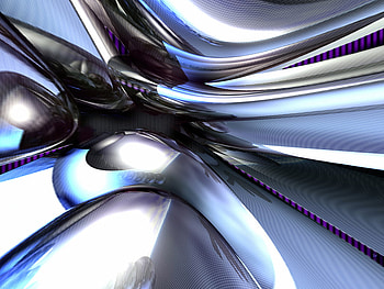 Abz 1500, 3d and cg, blue, abstract HD wallpaper