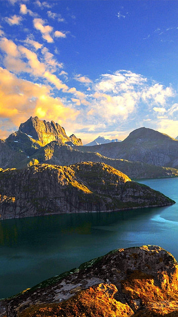 Norway fjords , Posted by Christopher Simpson, Nature's masterpiece, Tranquil beauty HD phone wallpaper