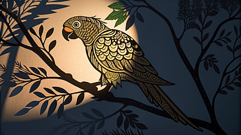 Stunning Parakeet: A Ultra Delight, Animal, parakeet, parrot, silhouette, branch HD wallpaper