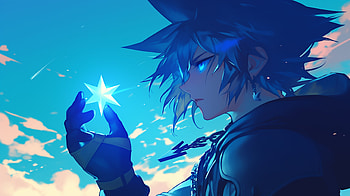 of Sora from Kingdom Hearts, video game, Kingdom Hearts, Sora (Kingdom Hearts) HD wallpaper