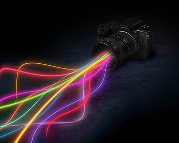 Abstract, Beams, Rays, Flash, Lens, Camera HD wallpaper