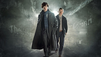 Sherlock Holmes TV series, Benedict Cumberbatch, John Watson HD wallpaper
