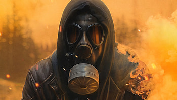 Hoodie Mask Guy 2019, artist, mask, hoodie HD wallpaper