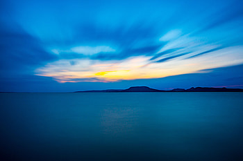 Nature, Mountains, Sea, Horizon HD wallpaper