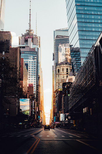 Cities, Cars, City, Building, Road, Street HD phone wallpaper