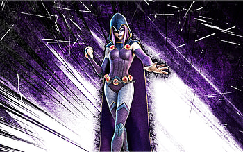 Classic Variant Raven, grunge art, Fortnite Battle Royale, Fortnite characters, violet abstract rays, Classic Variant Raven Skin, Fortnite, Classic Variant Raven Fortnite HD wallpaper