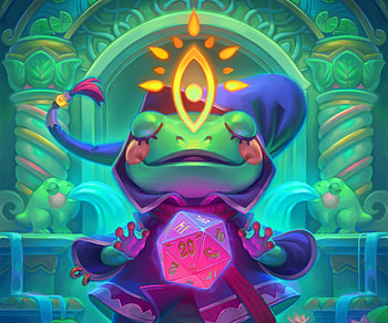 D20 Frog Oracle — Dungeons & Dragons, frog, man made, Dungeons & Dragons HD wallpaper
