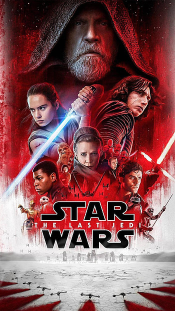 Adam Driver, Star Wars The Last Jedi, Daisy Ridley, Carrie Fisher HD phone wallpaper