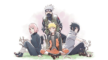 Naruto, Naruto, Sasuke Uchiha, Sakura Haruno, Kakashi Hatake HD wallpaper