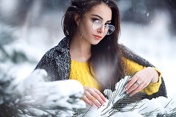 Winter Girl, girls, model HD wallpaper