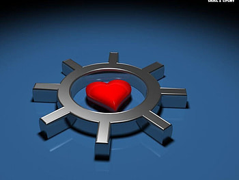 heart, 3d and cg, abstract HD wallpaper
