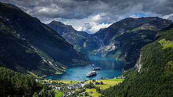 Geiranger fjord Norway, , windows HD wallpaper