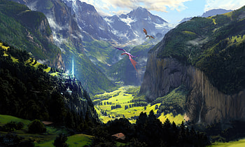Homeland 3 Dragon And Landscapes , dragons, artist, artwork, digital-art, artstation HD wallpaper