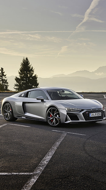 silver car, supercar, vehicle, car, Audi HD phone wallpaper