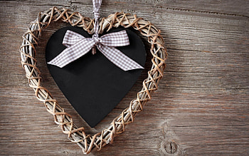 Miscellanea, Miscellaneous, Wood, Tree, Cloth, Heart, Wreath HD wallpaper