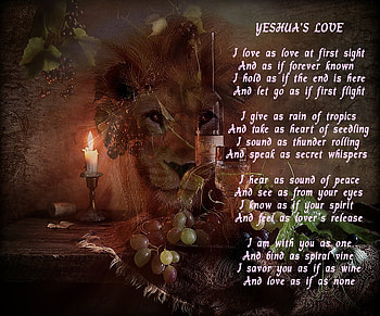 YESHUA'S LOVE by Omniguard, still life, omniguard, love, yeshua, poem, lion HD wallpaper