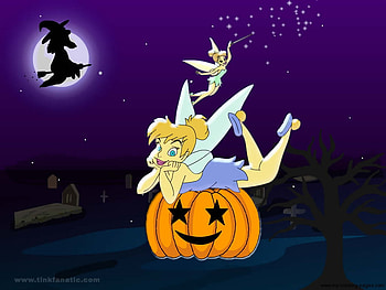TINK ON A THINK, night, halloween, tink, pumpkin, thinken HD wallpaper