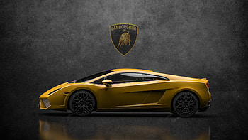 Lamborghini Logo, Lamborghini Gallardo HD wallpaper