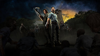 The Walking Dead Onslaught, lead character, game HD wallpaper