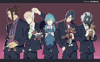 Dramatical Murder, Anime, Aoba Seragaki, Clear (Dramatical Murder), Koujaku (Dramatical Murder), Noiz (Dramatical Murder), Ren (Dramatical Murder) HD wallpaper
