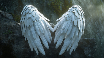 Fantasy of Enchanting Angel Wings, fantasy, angel wings, wings, angel, feather HD wallpaper