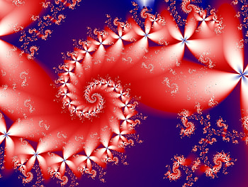 Flower Spiral, flowers, fractal, spiral, geometric HD wallpaper