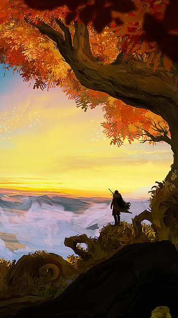 painting, fantasy, warrior, fantasy warrior HD phone wallpaper