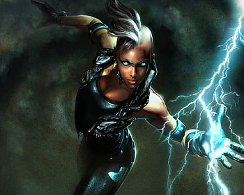 Storm, ultimate alliance, entertainment, fan art, girl, action, video game, movie, marvel HD wallpaper