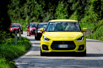 Suzuki Swift Sport, tuning, motor_vehicle, Yellow, car, Suzuki_Swift, Suzuki_Swift_Sport HD wallpaper