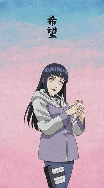 High-resolution Hinata , Naruto art, Artistic portrayal, Naruto fandom HD phone wallpaper