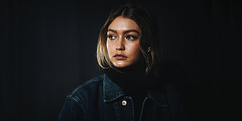 Gigi Hadid, jeans shirt, 2018 HD wallpaper