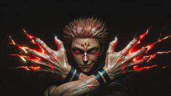 Ryomen Sukuna The Four Armed Curse, ryomen-sukuna, anime-boy, anime, dark, ai, art, artwork, digital-art, artist HD wallpaper