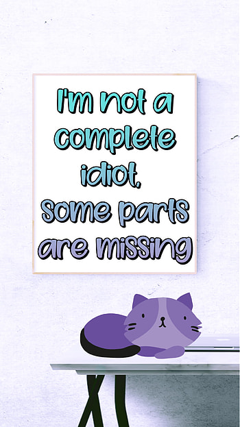 Funny, idiot, missing HD phone wallpaper