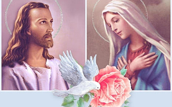 Jesus and Mary, god, jesus, christ, mary, religion HD wallpaper