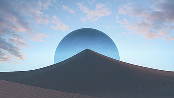 Morning In Dunes Manipulation, artist, artwork, digital-art HD wallpaper