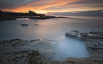 Nature, Stones, Lock, Rocks, Shore, Bank, Dahl, Distance, Haze, Reefs, Steam HD wallpaper