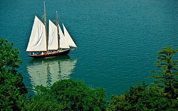 boat, , oceans, Zoki HD wallpaper