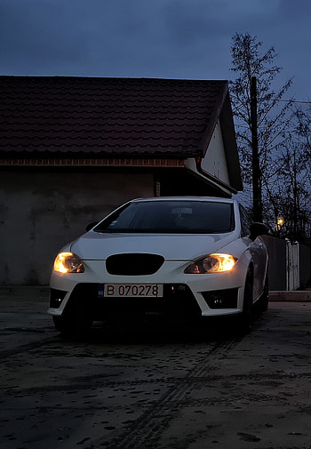 Seat leon, sky, car HD phone wallpaper