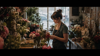 Whispers of the Flower Shop —, Bouquet HD wallpaper