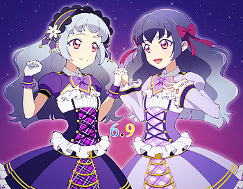 Shirayuri Twins, Sakuya Shirayuri, Kaguya Shirayuri, Anime, Aikatsu Friends! HD wallpaper