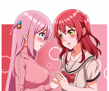 Hitori Gotou & Ikuyo Kita, Ikuyo Kita, Hitori Gotou, Anime, Bocchi the Rock! HD wallpaper