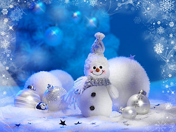 Holidays, New Year, Toys, Snowman HD wallpaper