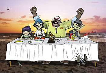 Gorillaz, Striking , Visual appeal, Artistic expression HD wallpaper