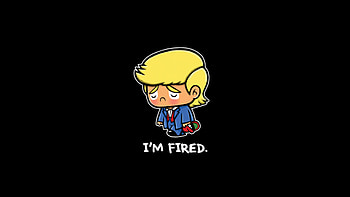Donald Trump Funny, donald-trump, dark, black, oled, artist, artwork, digital-art HD wallpaper
