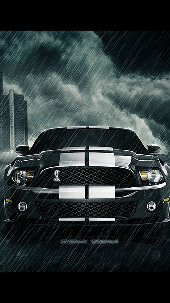 Rain-Lashed Muscle: Camaro vs Mustang , rain, Ford Mustang, vehicle, car HD phone wallpaper