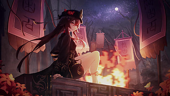 Hu Tao Genshin Impact Live , Hutao Genshin Impact HD wallpaper