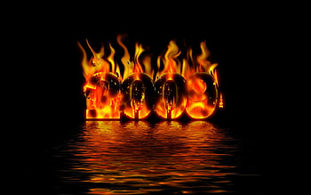 Fire, abstract, 3d HD wallpaper